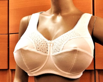 Cotton Lined Big Cup Bra, Full Figure, Wide Straps, New European Lingerie