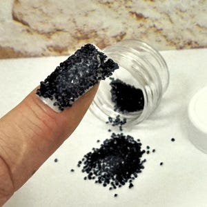 Dark Blue Micro Zircon Nail Gems, Pixie Rhinestones For Nail Art (1000 Crystals)