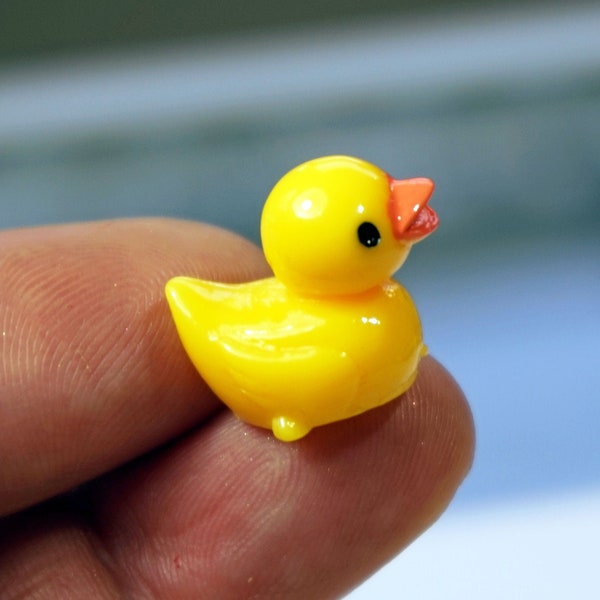 MINI DUCK CABOCHONS, Dollhouse Ducklings, Small Gift For Kids, Ready To Gift In Box