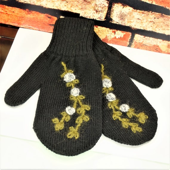 MERINO WOOL KNITTED Mittens, Unique Gift For Her - image 8