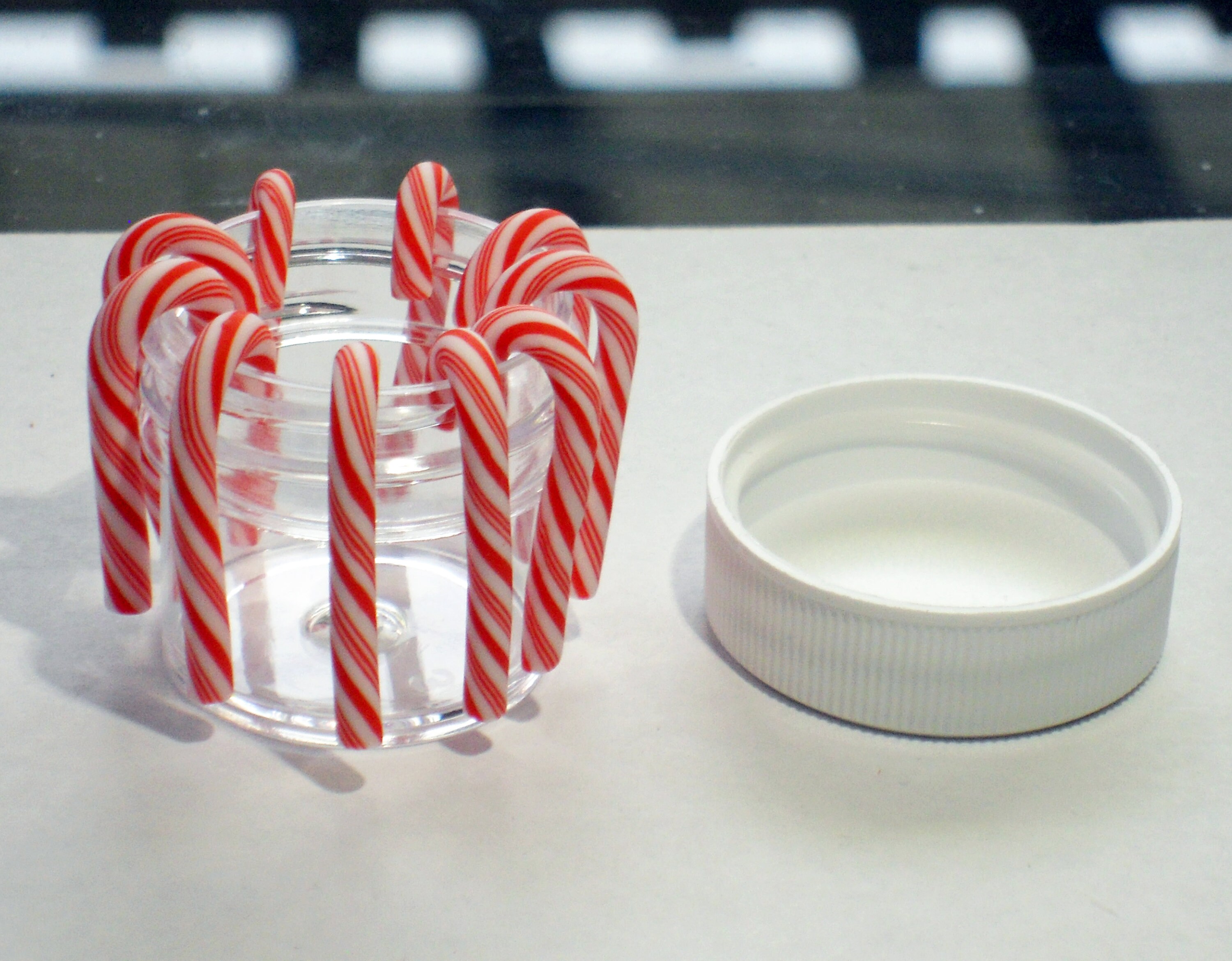 RESIN CANDY CANES 5 10 20 in 1/2 Oz Jar Dollhouse Miniatures Etsy