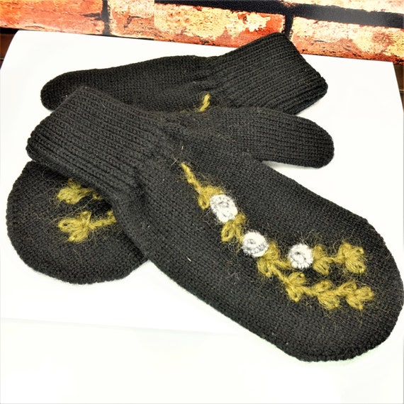 MERINO WOOL KNITTED Mittens, Unique Gift For Her - image 10