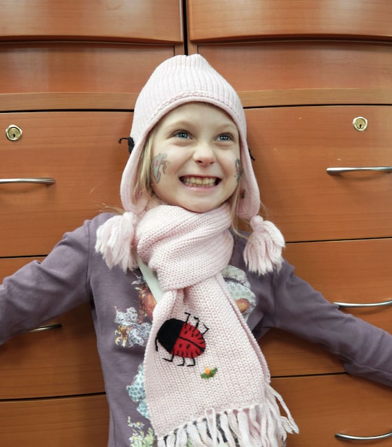 Sweet Pink Winter Women Men Warm Knitted Beanie Ski Hat Long Scarf Set Gifts #TWAS