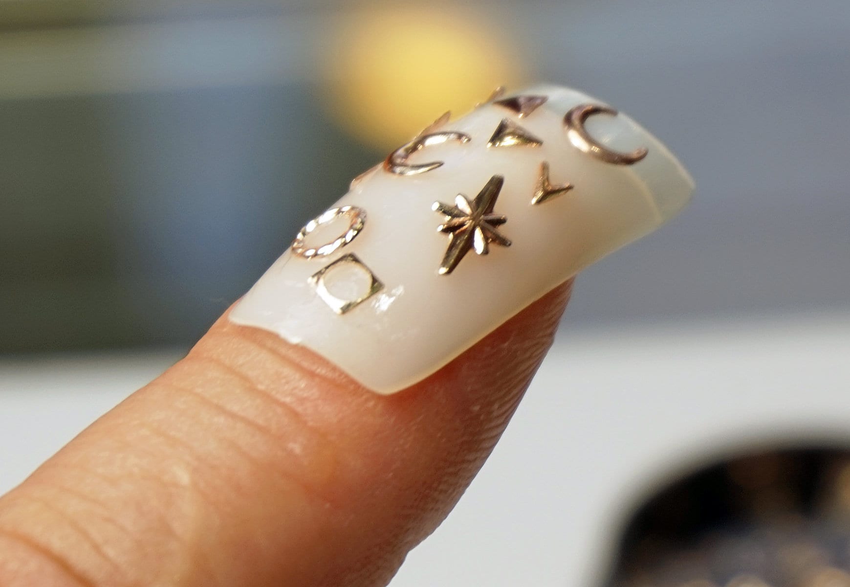 Rose GOLD METAL CHARMS For Nails Reusable Nail Charms 3D Nail Etsy