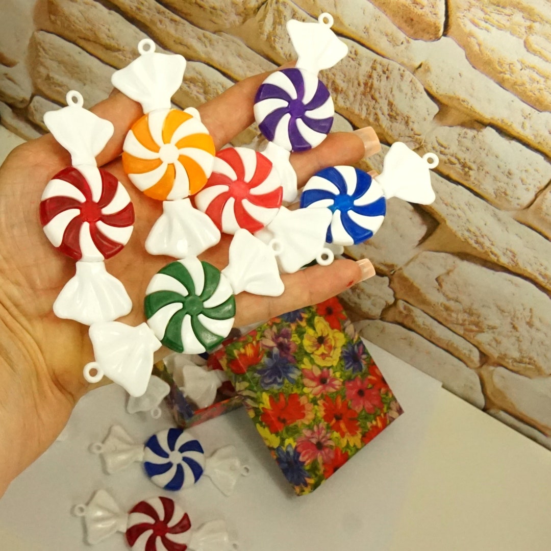 PEPPERMINT CANDY CHRISTMAS Tree Hanging Ornaments Xmas Garland Etsy