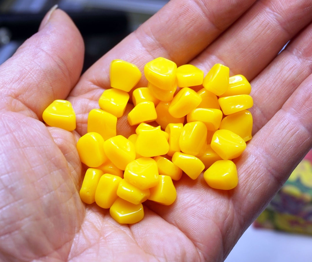 LIFELIKE CORN KERNELS, Simulation Food, Real Size Corn Kernels for