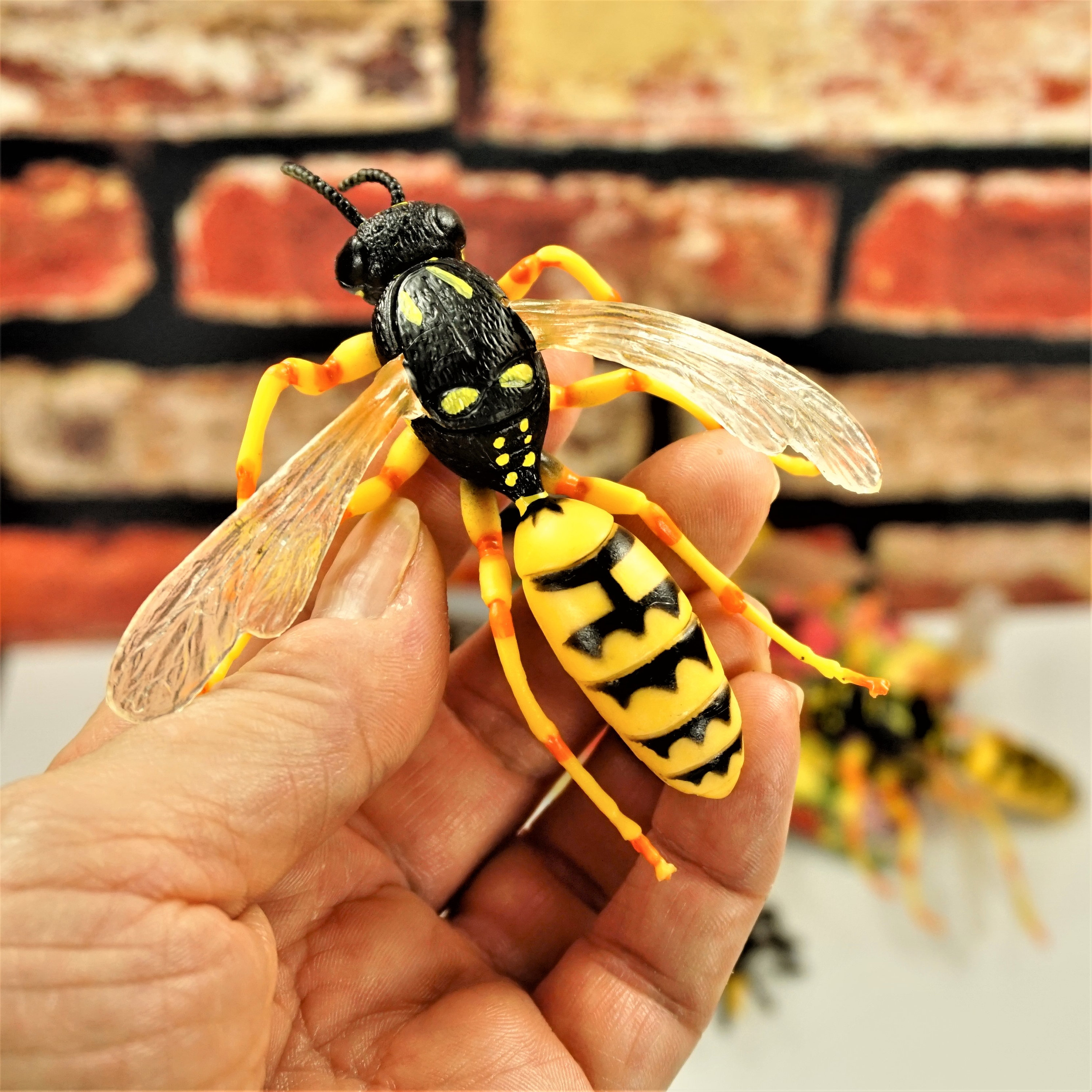 Lifelike Wasp Figurine, Detailed Insect for Halloween Decor - Etsy