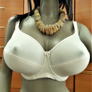 BIG BUST EUROPEAN Bra, Half padded, Gift For Her
