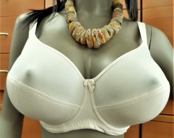 BIG BUST EUROPEAN Bra, Half padded, Gift For Her