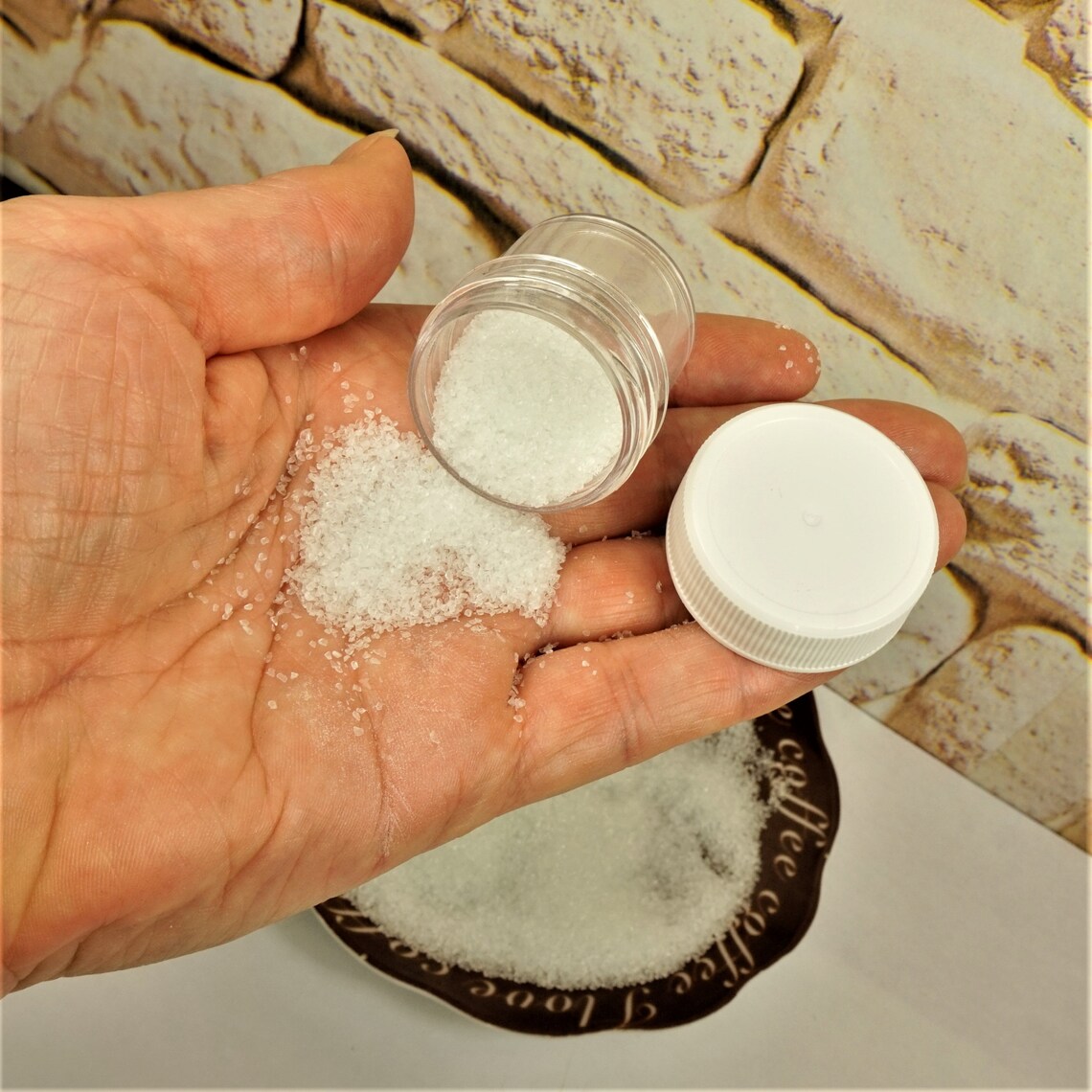 FAKE GRANULATED SUGAR for Craft Plastic Glass Sugar Etsy