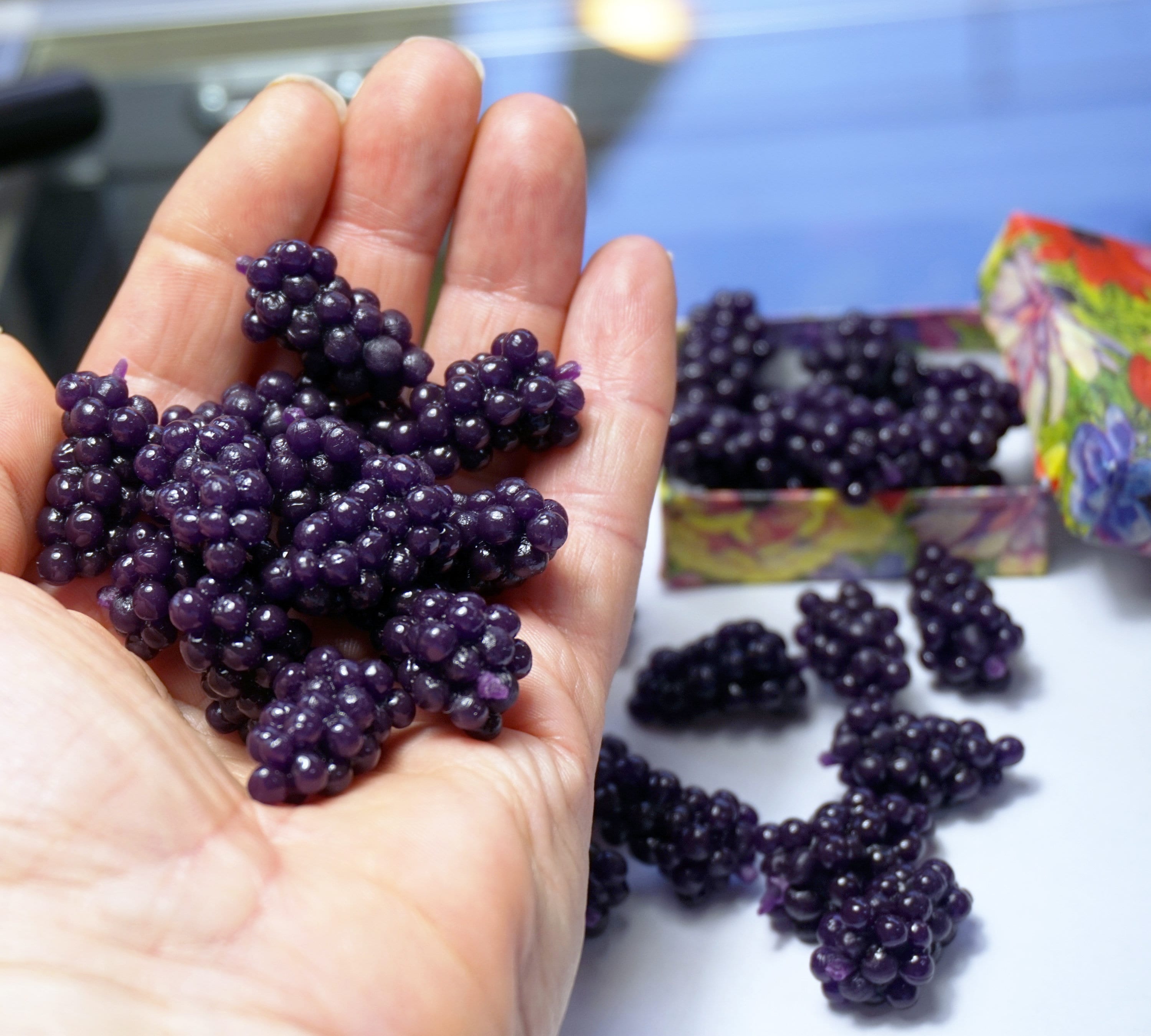 JELLY GRAPE For CRAFT Fake Lifelike Mini Grapes Dollhouse Food Etsy