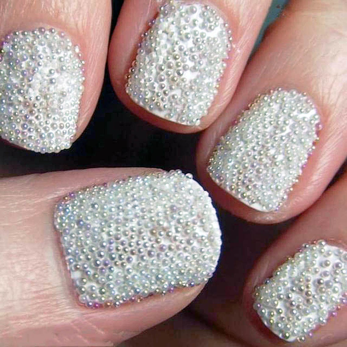 IRIDESCENT CAVIAR BEADS for 3D Nail Art Rainbow Glass Micro - Etsy