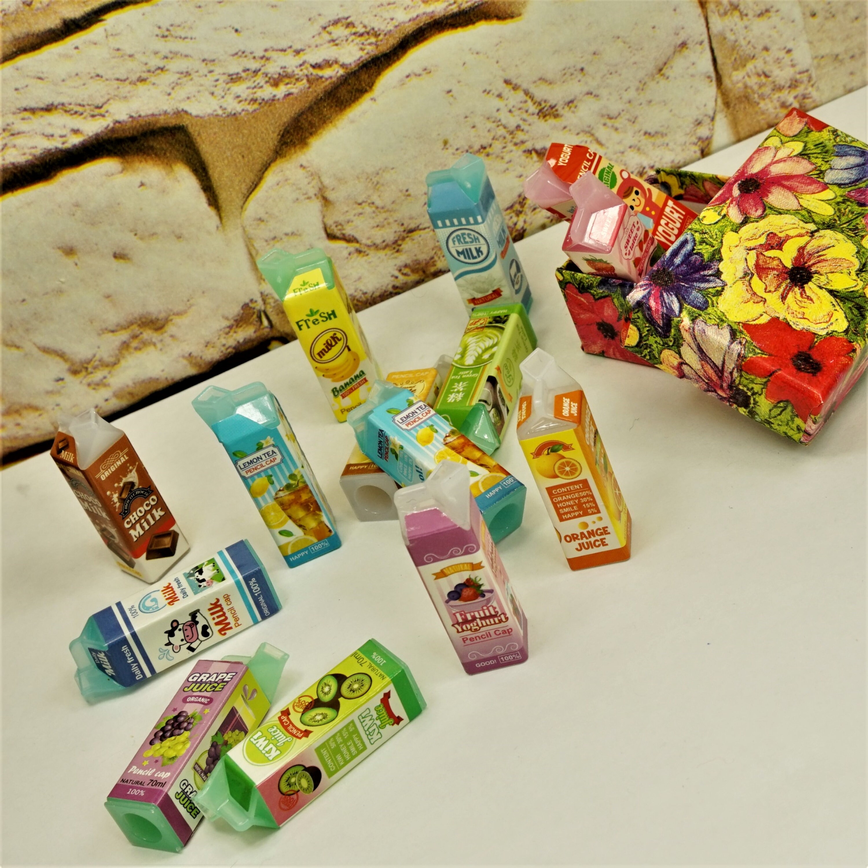 RESIN Mini JUICE BOXES Milk Yogurt Boxes Dollhouse Food Etsy