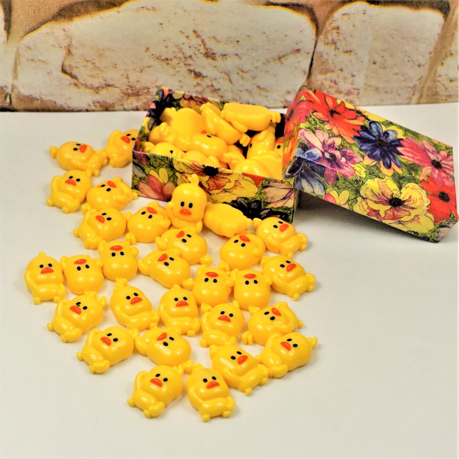 10 DIY BABY DUCKS in Gift Box Flat Back Cabochons Phone Case | Etsy