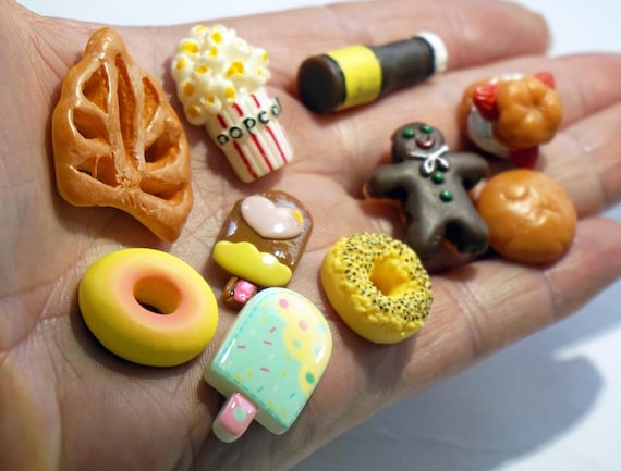 Resin food charms online