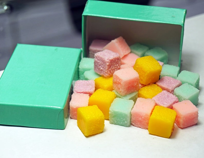 RESIN SUGAR CUBES For Craft Assorted Sugar Cubes In gift Box Etsy