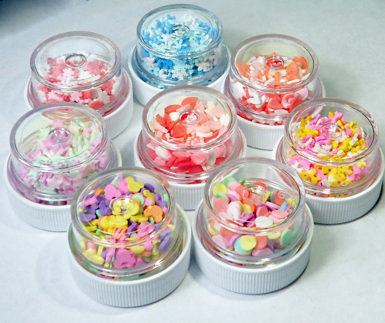 SET of 8 DIY SPRINKLES Assorted Resin Sprinkles for Craft Etsy Canada