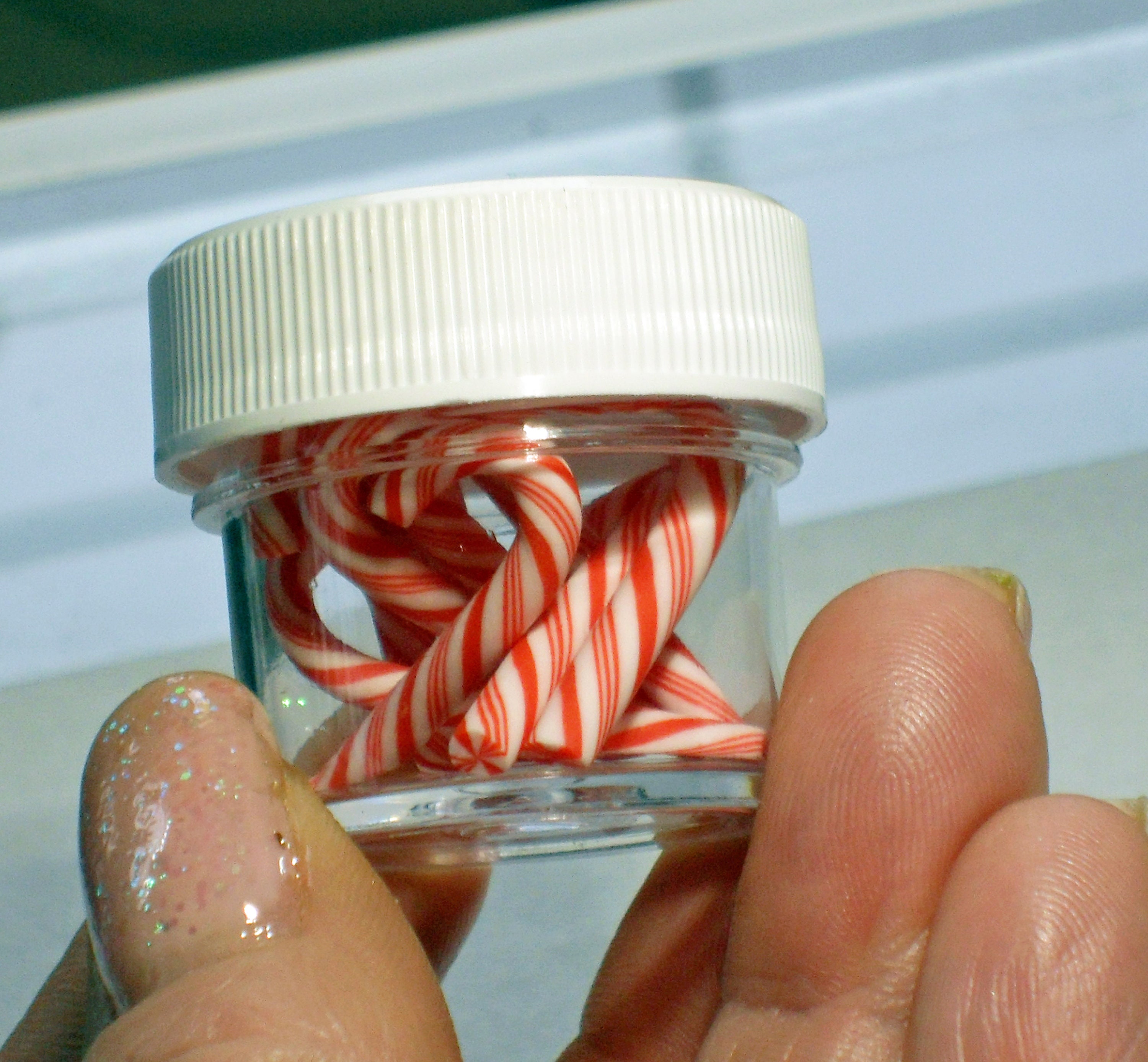 RESIN CANDY CANES 5 10 20 in 1/2 Oz Jar Dollhouse Miniatures Etsy
