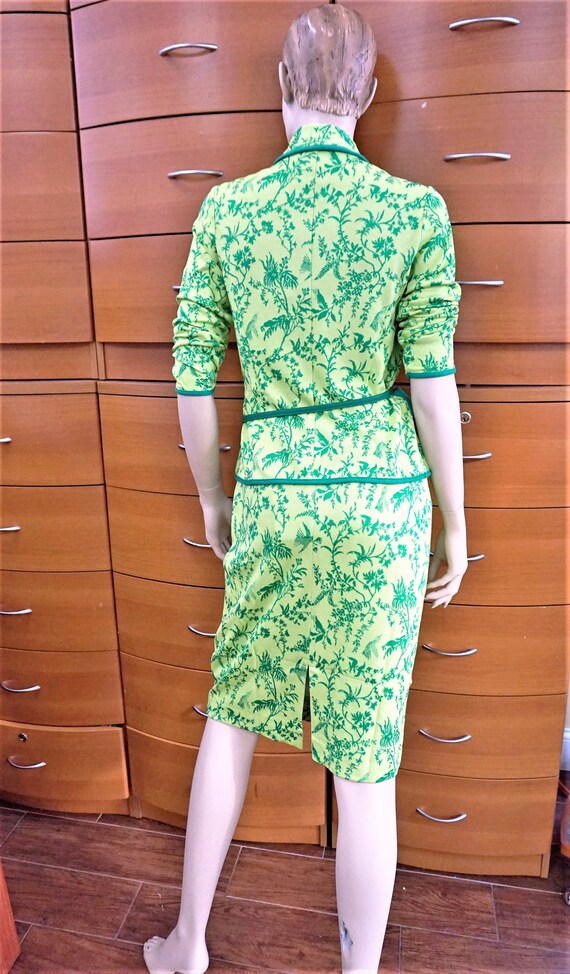 LIME GREEN SKIRT Set, Made in Europe, New old sto… - image 6