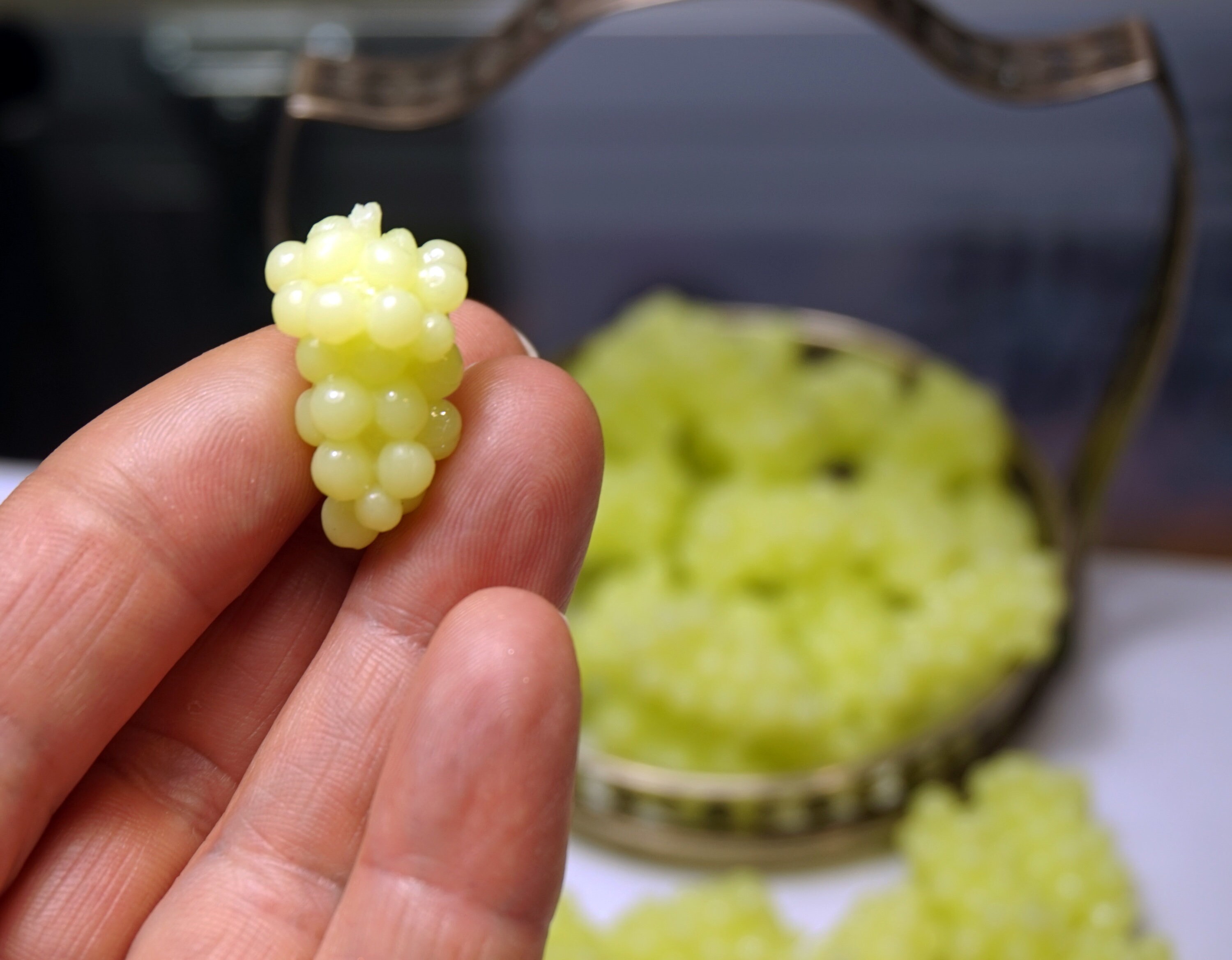 JELLY GRAPE For CRAFT Fake Lifelike Mini Grapes Dollhouse Food Etsy