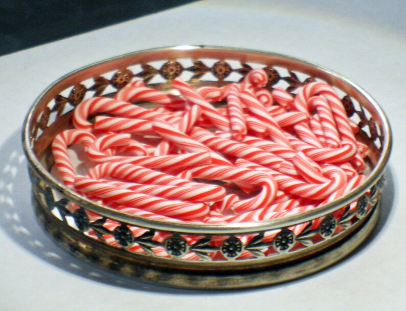 RESIN CANDY CANES 5 10 20 in 1/2 Oz Jar Dollhouse Miniatures Etsy