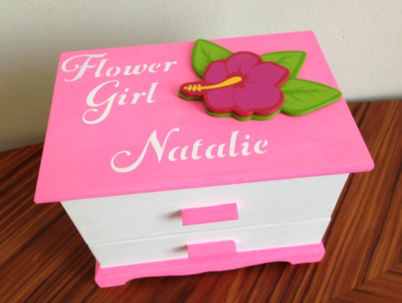 Flower girl jewelry deals box