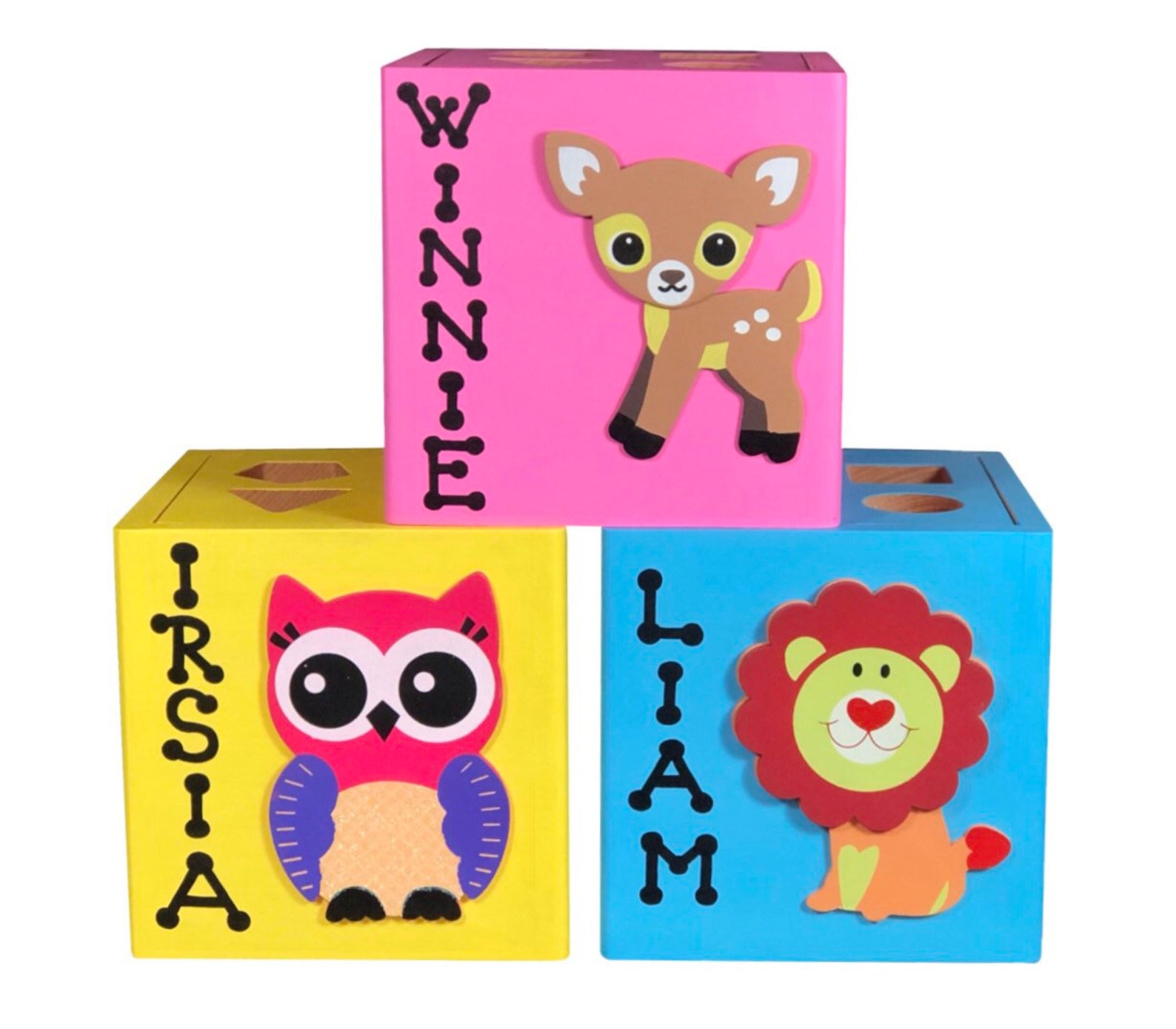 Personalized Baby Toy 1st Birthday Toy Gift Wooden Shape Etsy