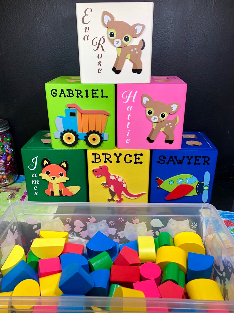 Eco friendly wooden toys dog wooden baby toy shape sorting box shapes and colors educational game personalized baby toys dog wooden toy image 3