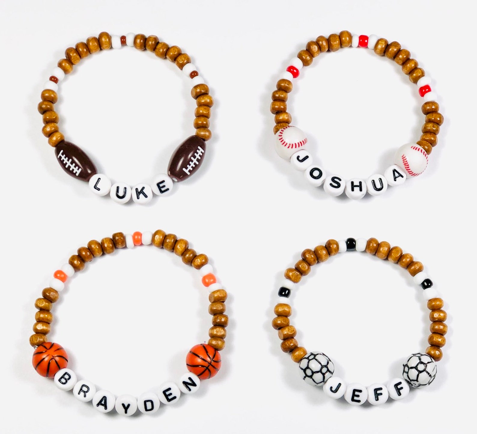 Soccer bracelet boys party favors sports themed birthday party Etsy