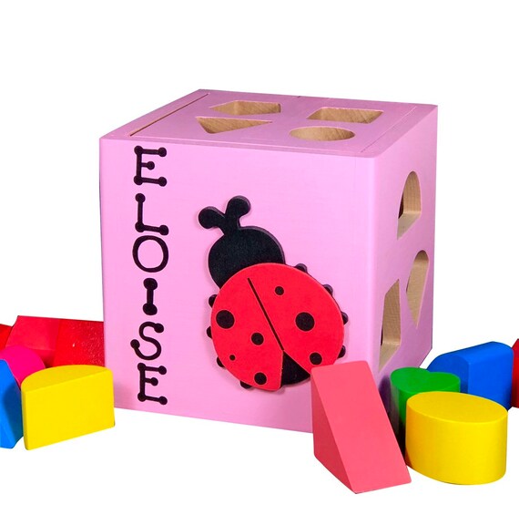 Juguetes educativos Montessori de madera para bebés niños y niñas de 1, 2 y  3 años, juguetes de clasificación de formas, primer cumpleaños, regalos