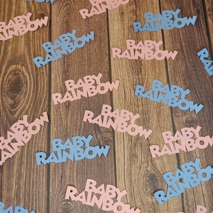 Baby Name Confetti / Gender Reveal Confetti / Baby Shower / Gender Reveal Idea / Set of 50 image 2