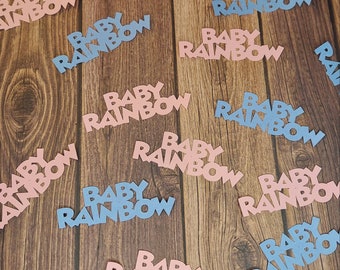 Custom Baby Name Confetti, Birthday Party Decor, Personalized Baby Shower, Gender Reveal Celebration, Name Decor, Set of 50