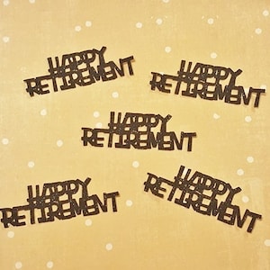 50 Ct Happy Retirement Confetti / Retirement Party Decorations / Retirement Party Confetti / Retirement Party Ideas /