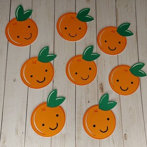 Customizable Cutie Oranges Confetti- Set of 50- Cuties Birthday Party Confetti- Table Scatter- Baby Shower - What A Cutie -Oranges