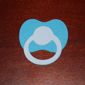 Blue Pacifier Confetti / Baby Shower Decor / Table Scatter / Gender ...