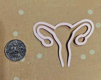 Uterus Confetti-Set of 50- Uterus/Ovary/Hysterectomy/Period/Eggs/Fallopian Tubes/First Period