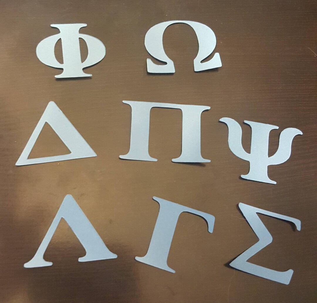 Customizable Individual Greek Letters Confetti Set of 100go Greek Etsy