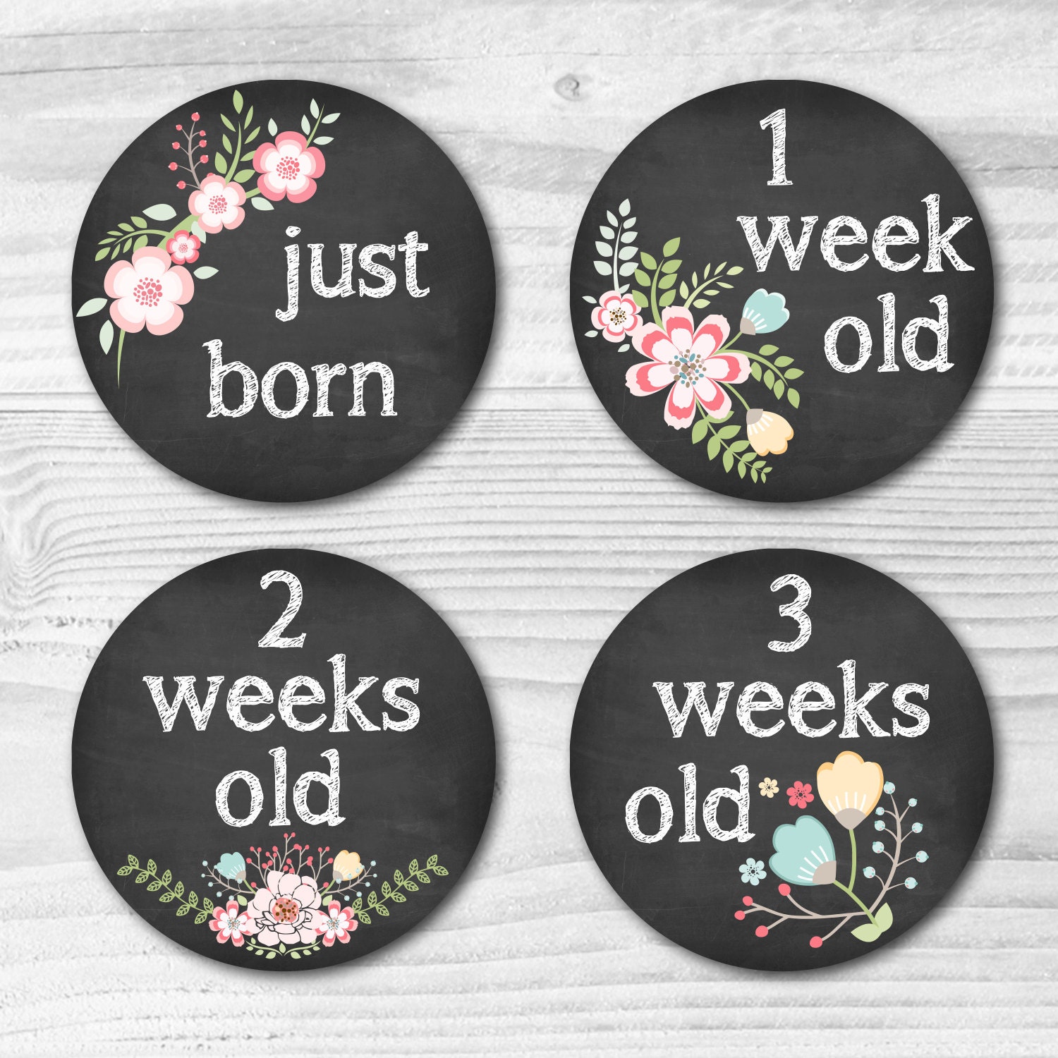 Baby Onesie Sticker // Baby Iron Ons // Baby's First Etsy