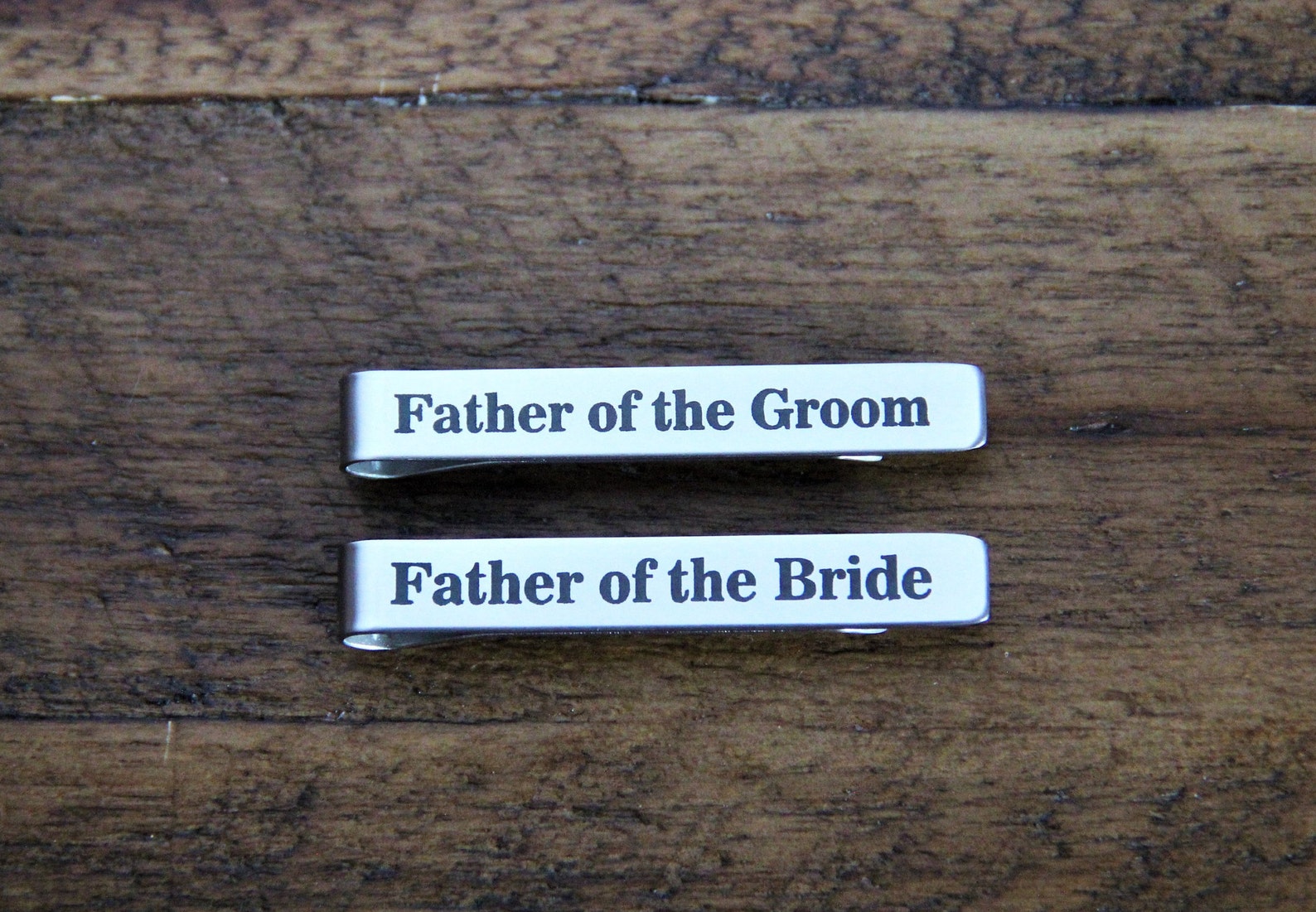 Personalized Tie Clips Wedding Tie Clips Groomsmen Tie Etsy