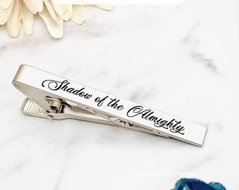 Tie Clip Groomsmen Tie Clip Custom Tie Clip Man Tie Clip Father of The Bride Gift Tie Bar Groomsmen Gift Wedding Tie Bar Personalized Dad