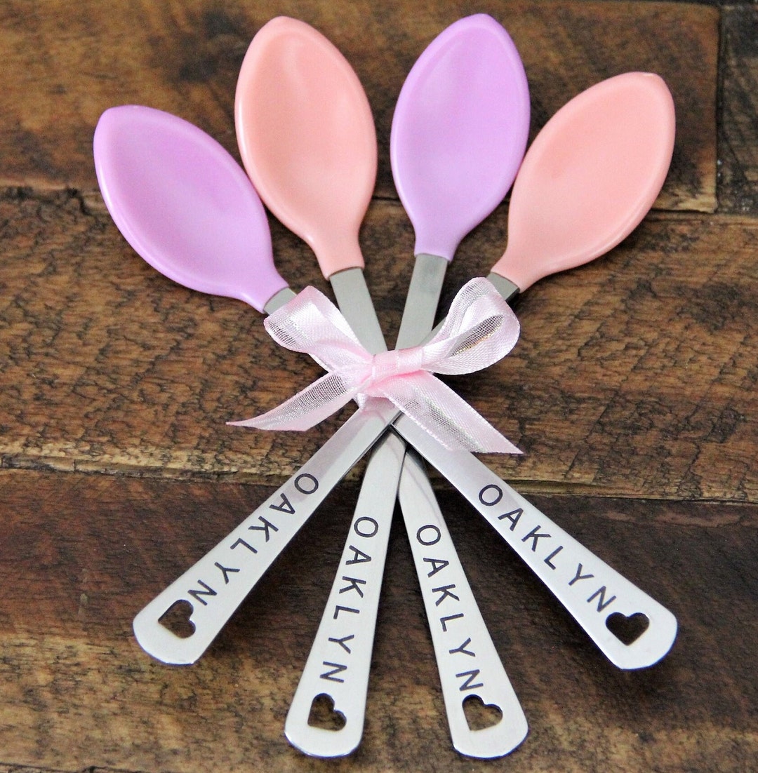 Personalized Baby Girl Spoons Personalized Baby Gifts for Girls Baby