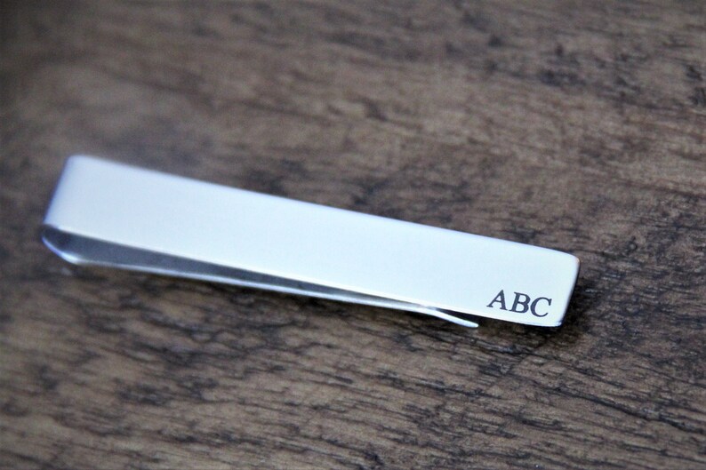 Tie Clips Personalized Groomsmen Gifts Personalized Groomsmen Etsy