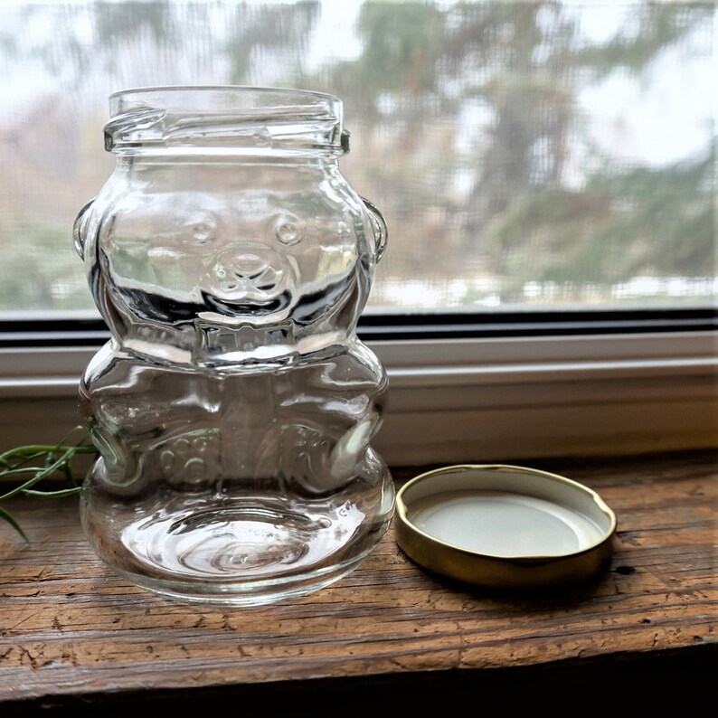 Kraft Peanut Butter Bear Jar with Lid FREE SHIPPING Etsy