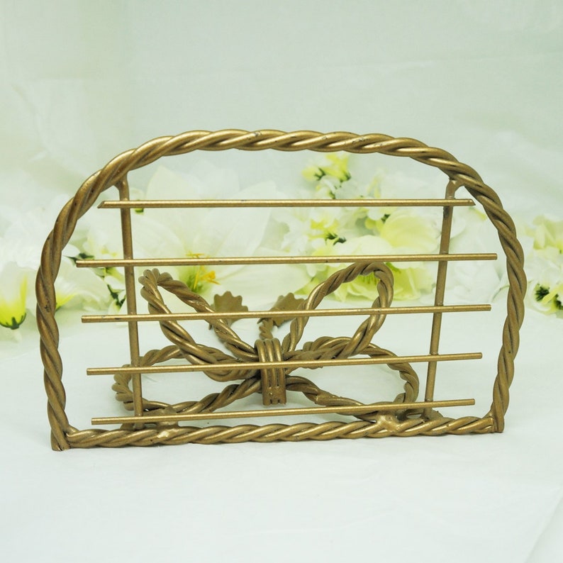 Small Metal Wall Shelf Antique Brass Finish Sturdy Etsy