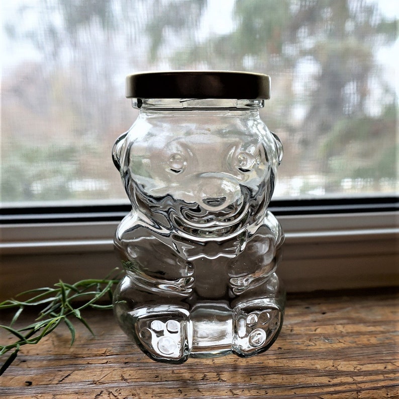 Kraft Peanut Butter Bear Jar with Lid FREE SHIPPING Etsy
