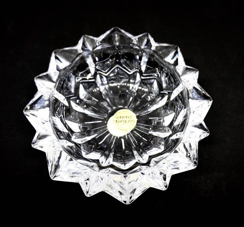 Genuine Lead Crystal Ashtray Made in France Cristal Etsy