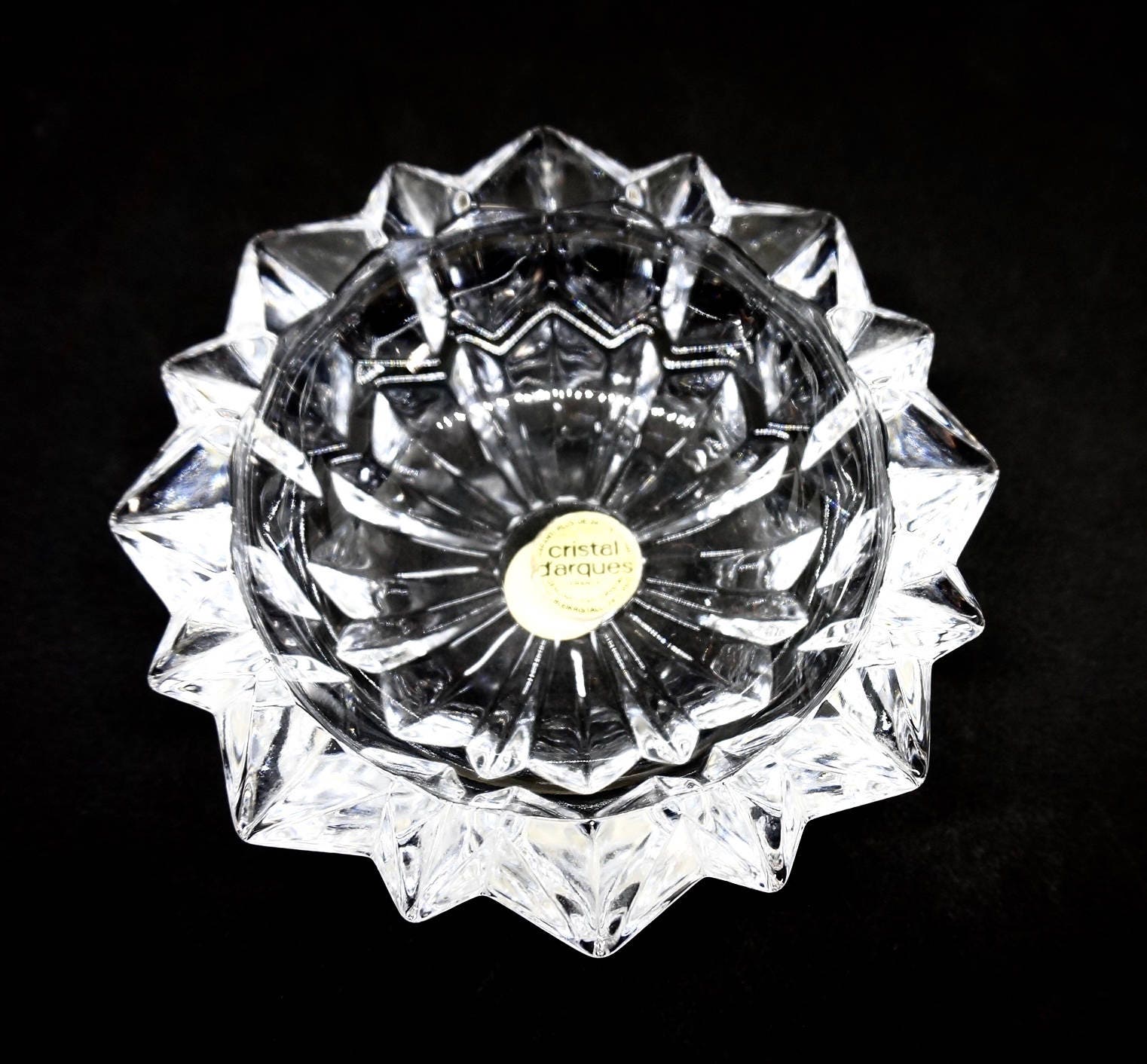 Crystal Ashtray Made in France Cristal D'Arque High Etsy
