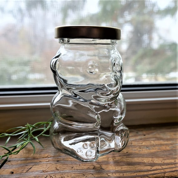 Kraft Peanut Butter Bear Jar with Lid FREE SHIPPING Etsy