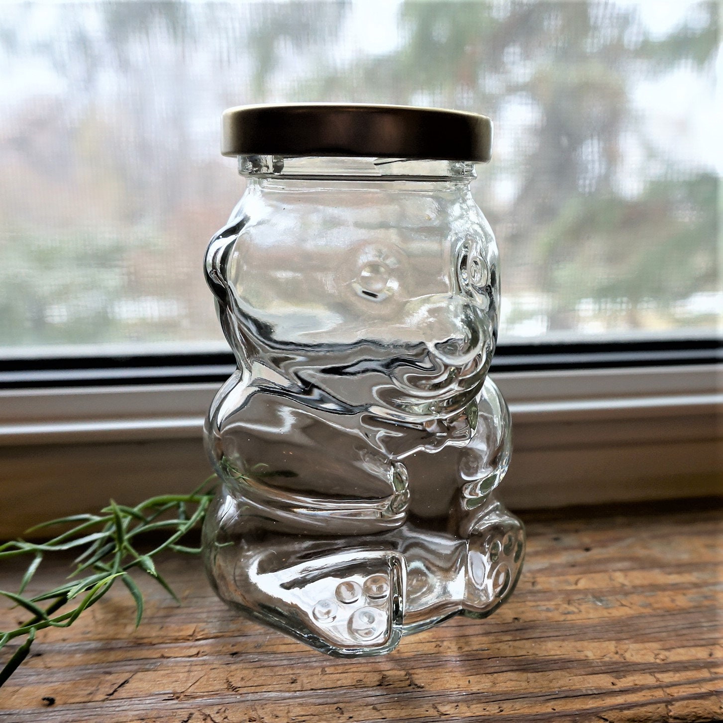 Kraft Peanut Butter Bear Jar with Lid FREE SHIPPING Etsy