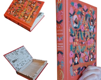 Hollow Book Safe A Little Princess | Classic Book Safe Hollowed Out Book | Book Box | Secret Money Stash Book | Secret Hidden Gift Card Box